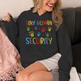 Tiny Human Security Preschool Childcare Teacher Babysitters Women's Hoodie, funny design Tiny Human Security Preschool Childcare Teacher Babysitters Women's Hoodie, funny design
