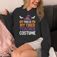 Tired Teacher Costume For Humor Halloween Women's Hoodie, funny design Tired Teacher Costume For Humor Halloween Women's Hoodie, funny design