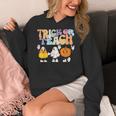 Trick Or Teach Cute Halloween Teacher Women's Hoodie, funny design