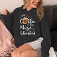 I Turn Coffee Into Music Education Music Teacher Women's Hoodie, funny design I Turn Coffee Into Music Education Music Teacher Women's Hoodie, funny design