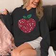 Valentines Day Teacher Hearts Apple Love Teach Women Men Women's Hoodie, funny design Valentines Day Teacher Hearts Apple Love Teach Women Men Women's Hoodie, funny design