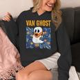 Van Ghost Art Teacher Halloween Van Gogh Starry Night Women's Hoodie, funny design