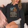 Weird Teachers Build Character Van Bigfoot Art Women's Hoodie, funny design Weird Teachers Build Character Van Bigfoot Art Women's Hoodie, funny design
