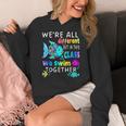 We'Re All Different But We Swim Together Elementary Teacher Women's Hoodie, funny design We'Re All Different But We Swim Together Elementary Teacher Women's Hoodie, funny design