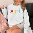Art Teacher Artists Women's Hoodie, funny design