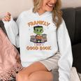 Cute Halloween Teacher Librarian Frankenstein Reading Books Women's Hoodie, funny design Cute Halloween Teacher Librarian Frankenstein Reading Books Women's Hoodie, funny design