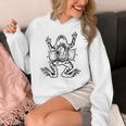 Frog Dissection Biology Anatomy Lab Science Teacher Women's Hoodie, Science Teacher Gifts, funny design