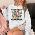 Groovy ABA RBT Therapist In My Behavior Analyst Era Teacher Women's Hoodie, Groovy Teacher Gifts, funny design