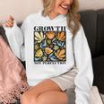 Growth Not Perfection Abstract Florals SPED Teacher Women's Hoodie, funny design Growth Not Perfection Abstract Florals SPED Teacher Women's Hoodie, funny design