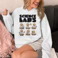 Labrador Retriever Science Labs Dog Lover Teacher Women's Hoodie, Science Teacher Gifts, funny design