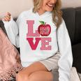 Love Kindergarten Cute Apple School Teacher Women's Hoodie, funny design Love Kindergarten Cute Apple School Teacher Women's Hoodie, funny design