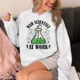 Mad Scientist Science Teacher Halloween Costume Teen Girls Women's Hoodie, Science Teacher Gifts, funny design