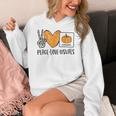 Peace Love Visuals Sped Teacher Pumpkin Skeleton Halloween Women's Hoodie, funny design Peace Love Visuals Sped Teacher Pumpkin Skeleton Halloween Women's Hoodie, funny design