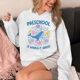 Preschool Is Whale-y Great Preschool Teacher Women's Hoodie, funny design Preschool Is Whale-y Great Preschool Teacher Women's Hoodie, funny design