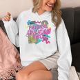 Retro Physical Education Vibes Gym Teacher Phys Ed Teacher Women's Hoodie, funny design