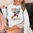 Space Middle School Teacher Back To School Men Women Kids Women's Hoodie, funny design Space Middle School Teacher Back To School Men Women Kids Women's Hoodie, funny design