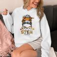 STEM Teacher Messy Bun Fall Vibes Autumn Thanksgiving Men Women Women's Hoodie, funny design STEM Teacher Messy Bun Fall Vibes Autumn Thanksgiving Men Women Women's Hoodie, funny design