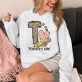 T Is For Teacher’s Aide Back To First Day Of School Leopard Men Women Girls Kids Women's Hoodie, funny design T Is For Teacher’s Aide Back To First Day Of School Leopard Men Women Girls Kids Women's Hoodie, funny design