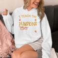 I Teach The Cutest Pumpkins In The Patch Shirt Teacher Women's Hoodie, funny design I Teach The Cutest Pumpkins In The Patch Shirt Teacher Women's Hoodie, funny design