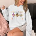 I Teach The Cutest Turkeys School Teachers Thanksgiving Women's Hoodie, funny design