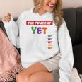 Teacher Growth Mindset Power Of Yet Women's Hoodie, funny design Teacher Growth Mindset Power Of Yet Women's Hoodie, funny design