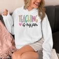 Teaching Is My Jam For Women Teacher Cute Teachers Outfit Women's Hoodie, funny design Teaching Is My Jam For Women Teacher Cute Teachers Outfit Women's Hoodie, funny design