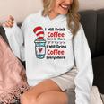 Teaching I Will Drink Coffee Here Or There Teacher Women's Hoodie, funny design Teaching I Will Drink Coffee Here Or There Teacher Women's Hoodie, funny design