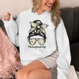 History Teacher Messy Bun Life Hair Glasses Women's Hoodie, History Teacher Gifts, funny design History Teacher Messy Bun Life Hair Glasses Women's Hoodie, History Teacher Gifts, funny design