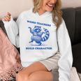 Weird Teachers Build Character Shirt Raccoon Dancing Women's Hoodie, funny design Weird Teachers Build Character Shirt Raccoon Dancing Women's Hoodie, funny design