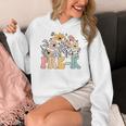 Wildflower Pre-K Preschool Team Floral Teacher Girls Women's Hoodie, funny design