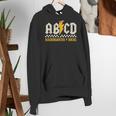 ABCD Kindergarten Rocks Pencil Lightning Students Teachers Women's Hoodie, funny gift