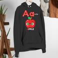 A Is For Apple Pre-K Kindergarten Teacher Student Women's Hoodie, funny gift A Is For Apple Pre-K Kindergarten Teacher Student Women's Hoodie, funny gift