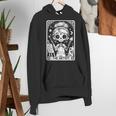 Artist Tarot Card Skeleton Painter Art Teacher Witchy Women's Hoodie, funny gift Artist Tarot Card Skeleton Painter Art Teacher Witchy Women's Hoodie, funny gift