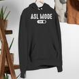 ASL Mode Sign Language Deaf ASL Teacher Women's Hoodie, funny gift ASL Mode Sign Language Deaf ASL Teacher Women's Hoodie, funny gift