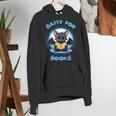 Batty About Books Lover Teacher Librarian Bookish Halloween For Men Women Kids Women's Hoodie, funny gift