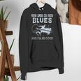 Blues Music Band Lover Vintage Guitar Teacher Blues Women's Hoodie, funny gift