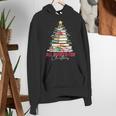 All Booked For Christmas Xmas Tree Teacher Holiday Pajamas Women's Hoodie, funny gift All Booked For Christmas Xmas Tree Teacher Holiday Pajamas Women's Hoodie, funny gift