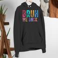 Bruh We Back Teachers Retro Back To School Boys Girls Kids Women's Hoodie, funny gift