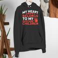 Childcare My Heart Belongs To Children Daycare Teacher Men Women Women's Hoodie, funny gift
