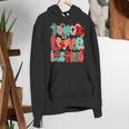 Christmas Coquette Bow Teacher Teach Love Inspire Women's Hoodie, funny gift
