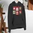 Christmas Teacher Stamps Women's Hoodie, funny gift