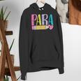 Colorful PARA Teacher Paraprofessional Cute Pencil Women's Hoodie, funny gift Colorful PARA Teacher Paraprofessional Cute Pencil Women's Hoodie, funny gift