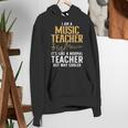 Cool Music Teacher Art For Men Women School Orchestra Coach Women's Hoodie, funny gift
