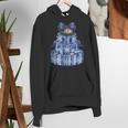 Coquette Bow Book Tree Merry Christmas Xmas Teacher Holiday Women's Hoodie, funny gift