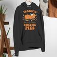 Cute Thanksgiving Teacher Thankful For My Sweetie Pies Mom Women's Hoodie, funny gift