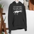 Lets Eat Kids Punctuation Saves Lives Dino Teacher Men Women's Hoodie, funny gift