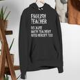 English Teacher Because Math Teachers Need Heroes Too Women's Hoodie, English Teacher Hoodies, funny gift