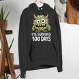 Eye Survived 100 Days Of School Monster Lover Teacher Kids Women's Hoodie, funny gift Eye Survived 100 Days Of School Monster Lover Teacher Kids Women's Hoodie, funny gift