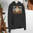Fab Boo Lous Teacher Retro Ghost Spooky Halloween Costume Women's Hoodie, funny gift