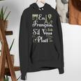 French Teacher En Francais S'Il Vous Plait End Of Year Women's Hoodie, funny gift